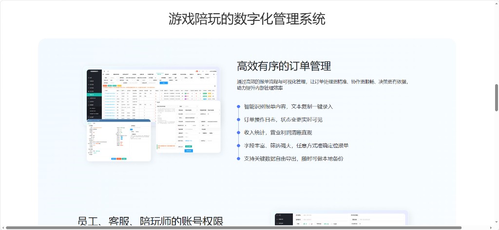高效有序的订单管理界面